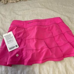 lululemon Sonic Pink Pace Rival MR Skirt